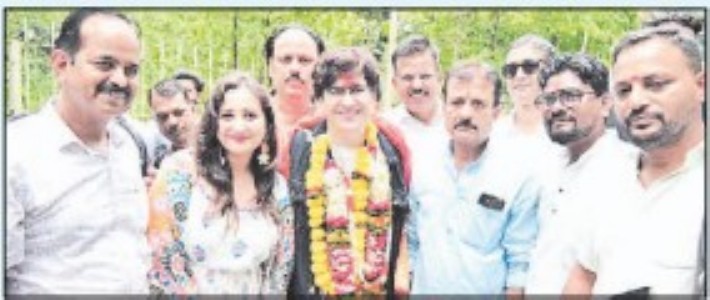 Heartwarming welcome accorded to IndianIdol runner-up TANISHK SHUKLA