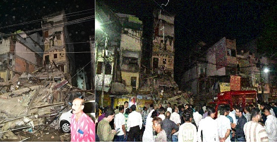 Multi storey building collapses 