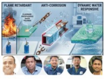 IIT researchers develop smart coatingfor corrosion protection, fire safety