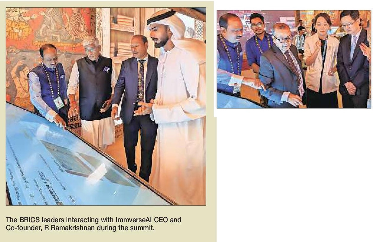 BRICS leaders experience magic of BharatiyaGPT 
