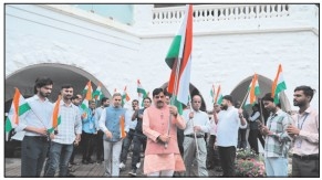 Patriotic fervour sweeps