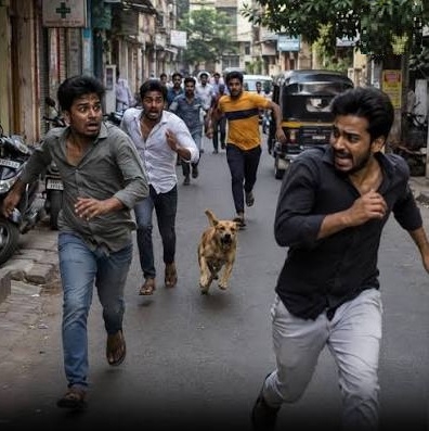 130 people in seven hrs Rabid stray dog goes