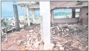 Illegal buildings face