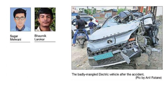 Birthday drive ends in horror; 2 Class 11 students killed in crash