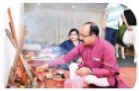 Hareli Tihar celebrated at Deputy CM Arun Sao’s residence