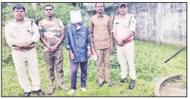 Poacher arrested with hunting