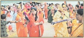 Devotees visit 
