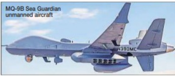 MoD inks pact with General Atomics to lease2 MQ-9B Sea Guardian unmanned aircrafts