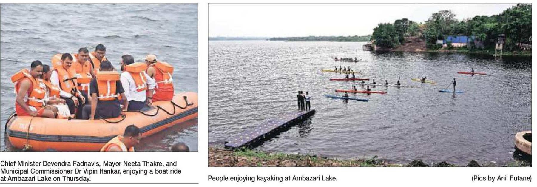 Ambazari Lake to get facelift State to provide funds to redevelop the iconic lake CM 
