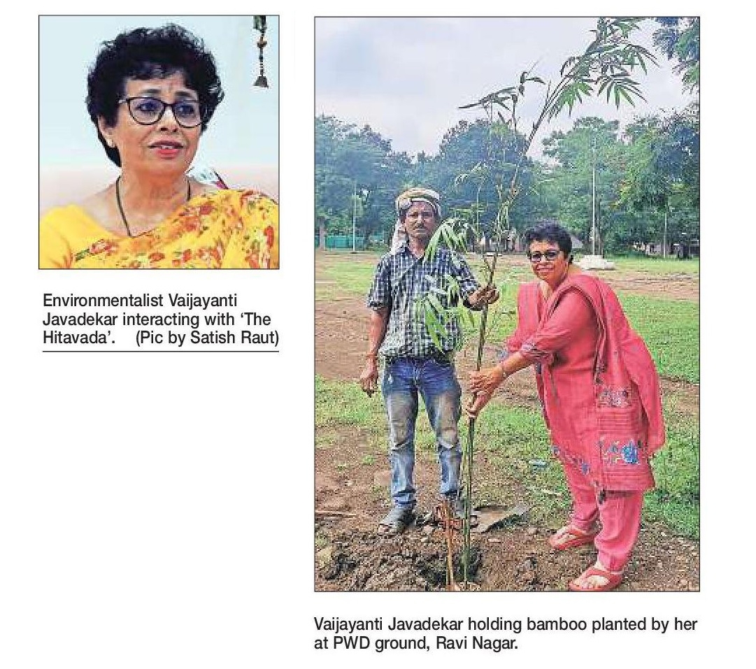 Planting with a purpose  Vaijayanti Javadekar on 