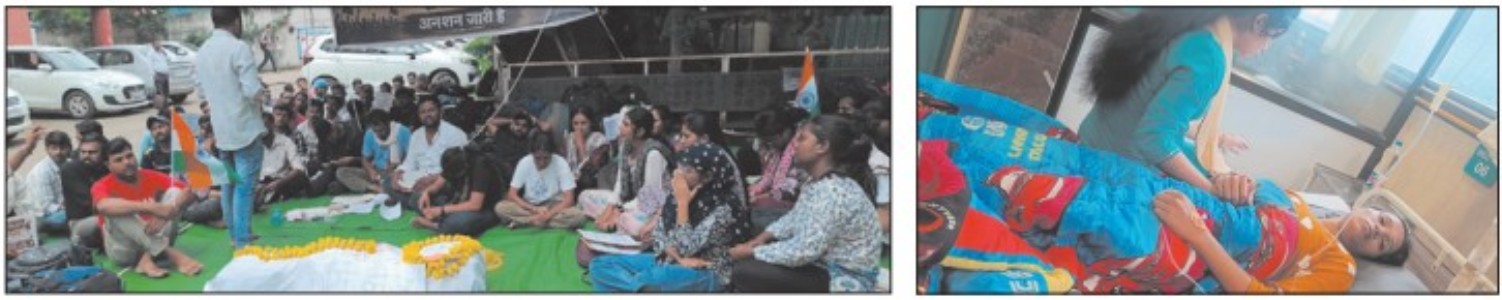 Varg-3 protest turns dire: One on hunger strike hospitalised; DPI deadlock continues