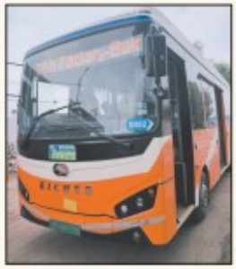 10 e-buses hit city roads,3 key routes get boost