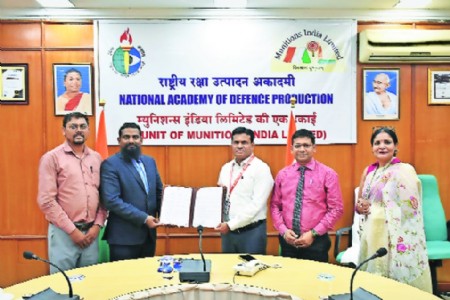 National Academy of Defence Production and Spaceverse Technologies sign MoU