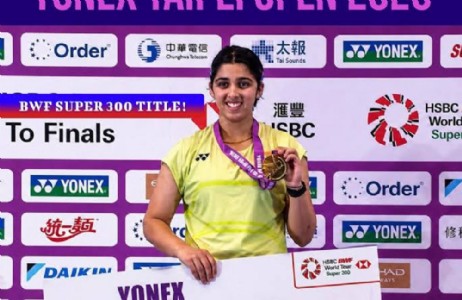 Teen Tanvi Sharma wins maidenBWF Super 300 title at Taipei Open
