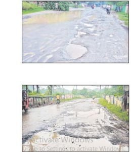 Rains bring relief but leave behind roads riddled with potholes