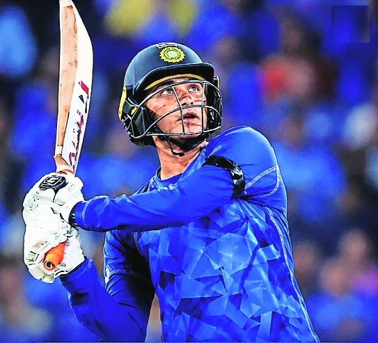 With 25 sixes 15 fours Abhishek Sharma slams 233 from 91 balls