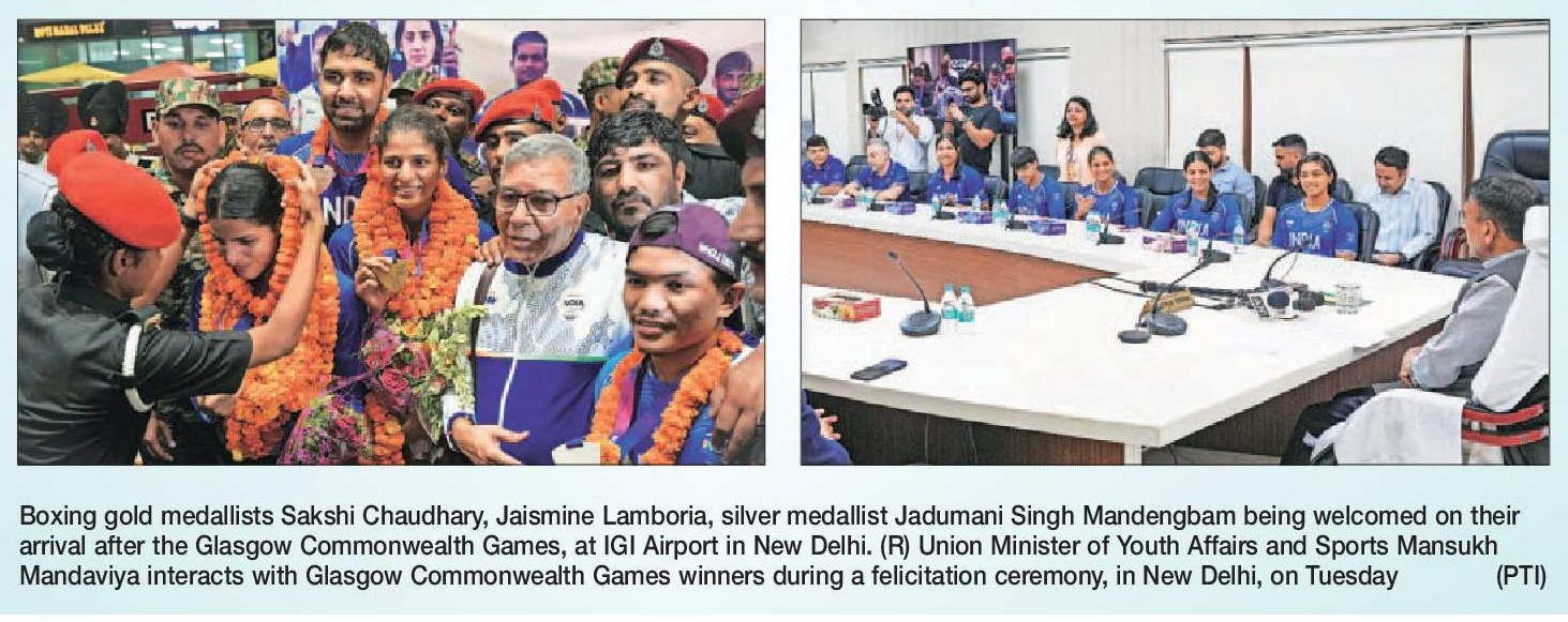CWG stars return to grand welcome with Asian Games already on mind