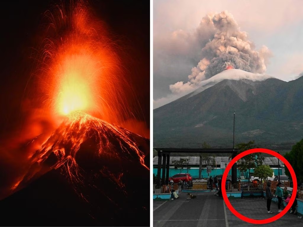 Guatemala volcano eruption sends lava spewing
