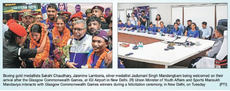 CWG stars return to grand welcome with Asian Games already on mind