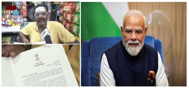 Madurai shopkeeper gets personal letter from PM