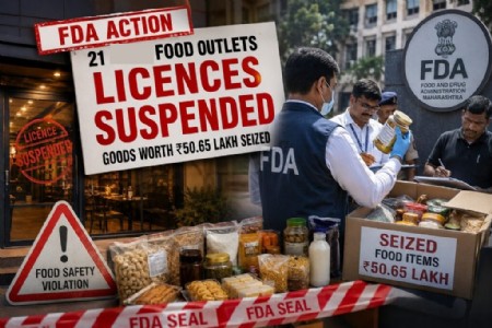 Mah FDA seized unsafe food worth Rs 56 cr in 2 months, suspended 165 licenses