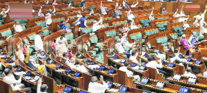 Amit Shah meets LS Speaker Om Birla amid House logjam