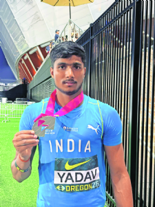 Yadav opens India’s medal account with javelin silver