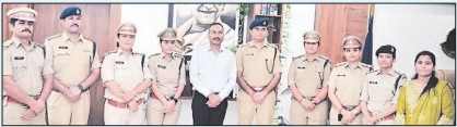SP Upadhyay pins third star