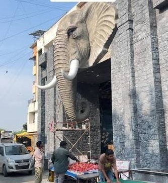 The pandal world Underwater Dwarka   awaits visitors at Ahuja Nagar pandal