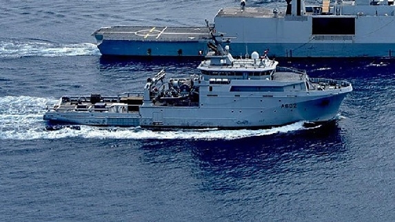 Pak naval ship collides