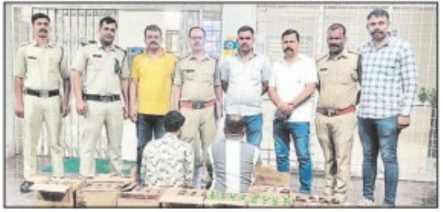 2 persons arrested in illegal liquortrade case, 251 bottles seized
