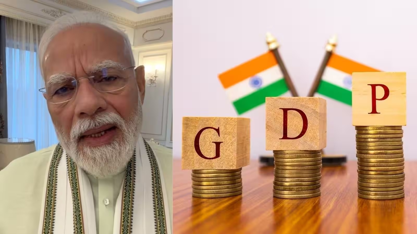 GDP growth exposes jhooth ki goonj PM credits people