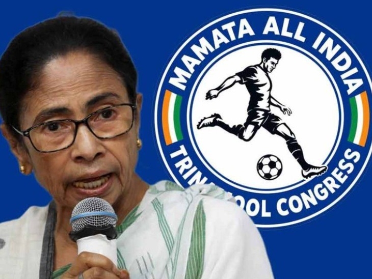 Mamata faction of TMC unveils new logo with football player symbol