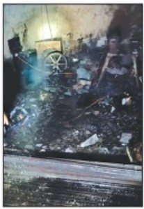 Fire breaks out in jewellery shop,property worth lakhs gutted