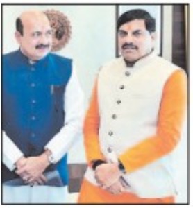 MLA ROHANI MEETS CM,discusses industrial devptprospects in Jabalpur