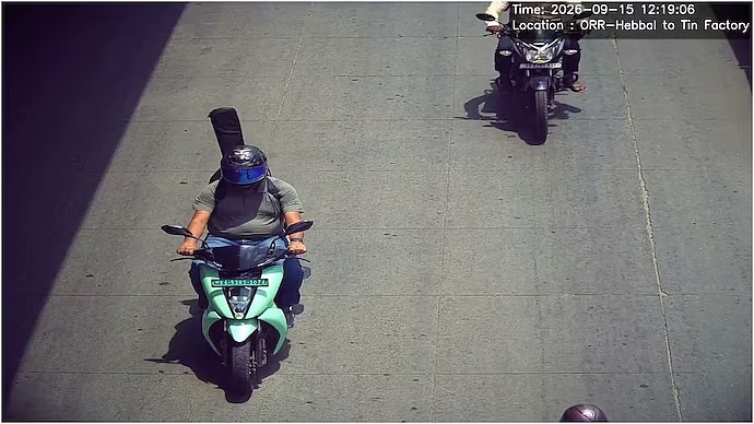Man gets challan after AI camera mistakes guitar for pillion rider