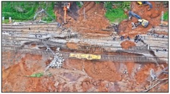 Landslides cripple KK rail lifeline