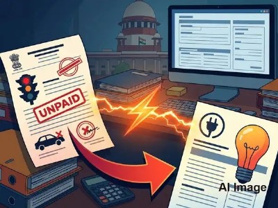 SC for linking unpaid traffic e-challans to electricity bills