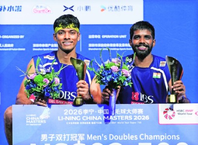 Satwik-Chirag clinches China Masters title