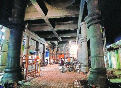 The pandal world Replica of Alandi temple to grace Ganeshotsav @ Mahal’s Dakshinamurti Mandal
