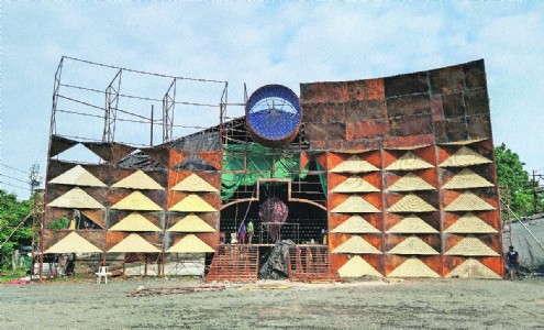 The pandal world The science of ancient India recreated at Bhende Layout